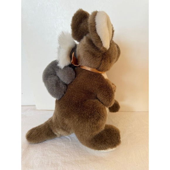 Plush Kangaroo Mama with Baby in Pouch w Koala on Back Windmill Toys Stuffed - Picture 5 of 7